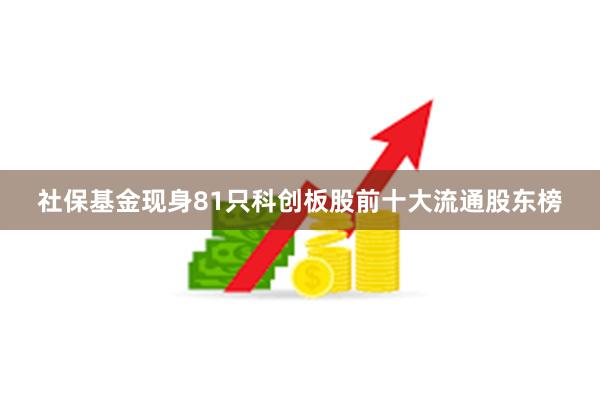 社保基金现身81只科创板股前十大流通股东榜