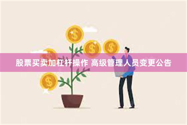 股票买卖加杠杆操作 高级管理人员变更公告